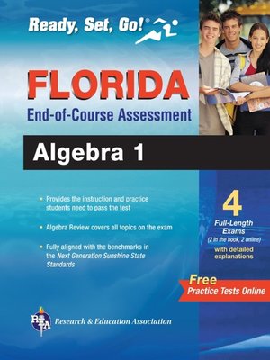 cover image of Florida Algebra I EOC with Online Practice Tests